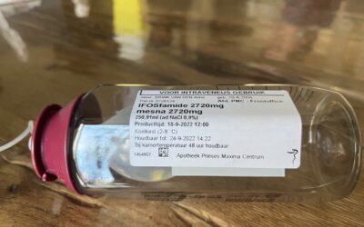 25-26 septemberLaatste chemo - Uitslag MRI - gesprek Parijs en PMC